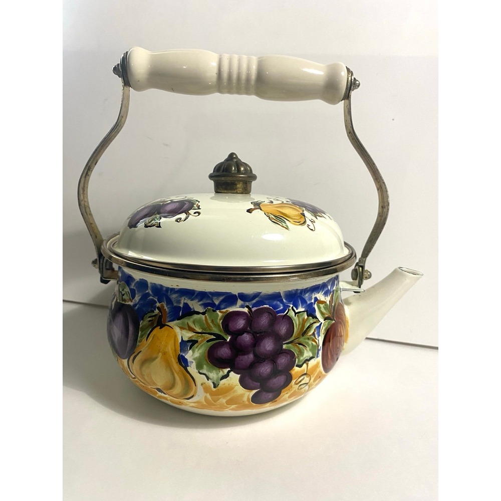 Tabletops Unlimited Kensington Garden Tea Pot Vitroceramic Induction Kettle